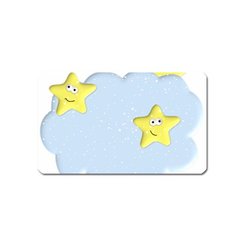 Happy Stars in a Cloud Magnet (Name Card) from ArtsNow.com Front