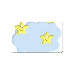 Happy Stars in a Cloud Magnet (Name Card)