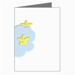 Happy Stars in a Cloud Greeting Cards (Pkg of 8)