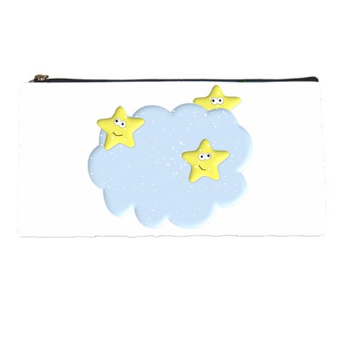 Happy Stars in a Cloud Pencil Case from ArtsNow.com Front