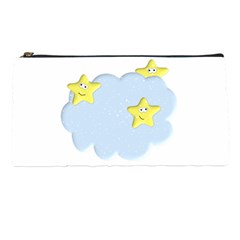 Happy Stars in a Cloud Pencil Case from ArtsNow.com Front