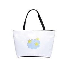 Happy Stars in a Cloud Classic Shoulder Handbag from ArtsNow.com Front