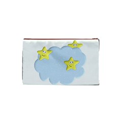 Happy Stars in a Cloud Cosmetic Bag (Small) from ArtsNow.com Back