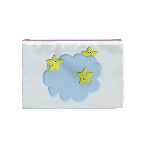 Happy Stars in a Cloud Cosmetic Bag (Medium) from ArtsNow.com Front