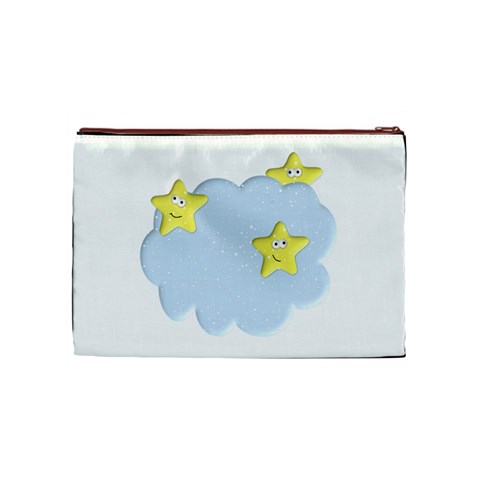 Happy Stars in a Cloud Cosmetic Bag (Medium) from ArtsNow.com Front