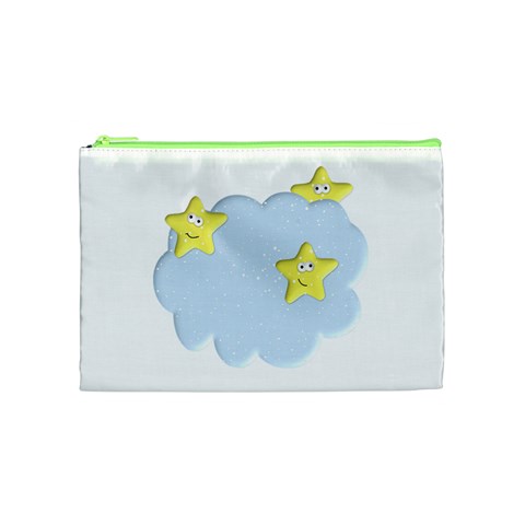 Happy Stars in a Cloud Cosmetic Bag (Medium) from ArtsNow.com Front