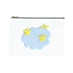 Happy Stars in a Cloud Cosmetic Bag (Large)