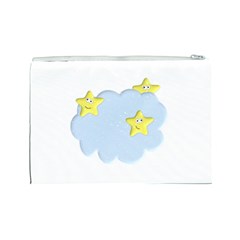 Happy Stars in a Cloud Cosmetic Bag (Large) from ArtsNow.com Back