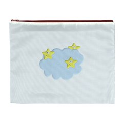 Happy Stars in a Cloud Cosmetic Bag (XL) from ArtsNow.com Front