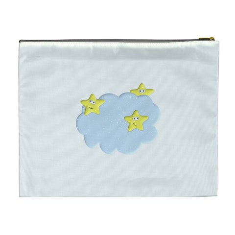 Happy Stars in a Cloud Cosmetic Bag (XL) from ArtsNow.com Back