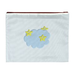 Happy Stars in a Cloud Cosmetic Bag (XL) from ArtsNow.com Back