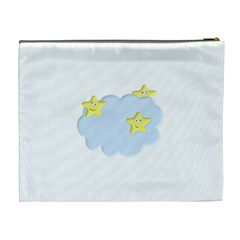 Happy Stars in a Cloud Cosmetic Bag (XL) from ArtsNow.com Back