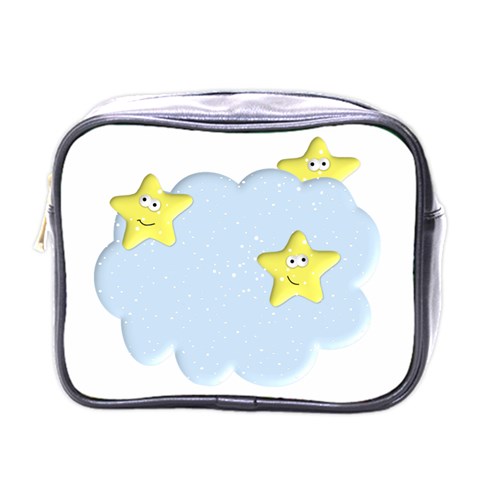 Happy Stars in a Cloud Mini Toiletries Bag (One Side) from ArtsNow.com Front