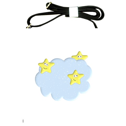 Happy Stars in a Cloud Shoulder Sling Bag from ArtsNow.com Front