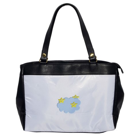 Happy Stars in a Cloud Oversize Office Handbag (One Side) from ArtsNow.com Front