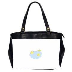 Happy Stars in a Cloud Oversize Office Handbag (Two Sides) from ArtsNow.com Front