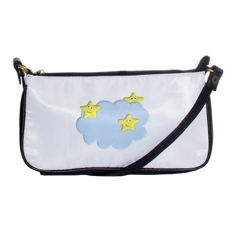 Happy Stars in a Cloud Shoulder Clutch Bag from ArtsNow.com Front