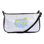 Happy Stars in a Cloud Shoulder Clutch Bag