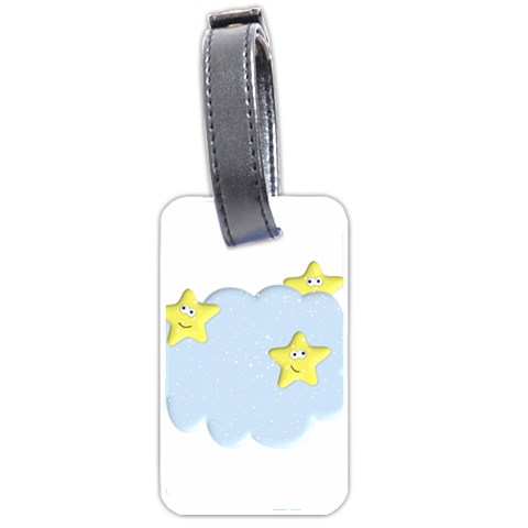 Happy Stars in a Cloud Luggage Tag (one side) from ArtsNow.com Front