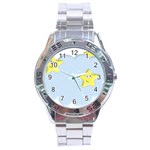 Happy Stars in a Cloud Stainless Steel Analogue Men’s Watch