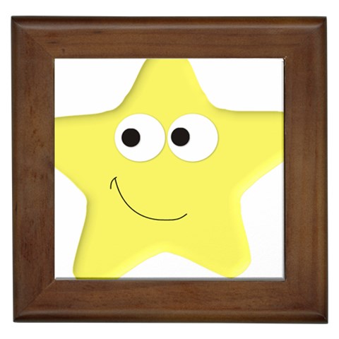 Happy Star Framed Tile from ArtsNow.com Front