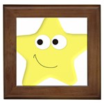 Happy Star Framed Tile