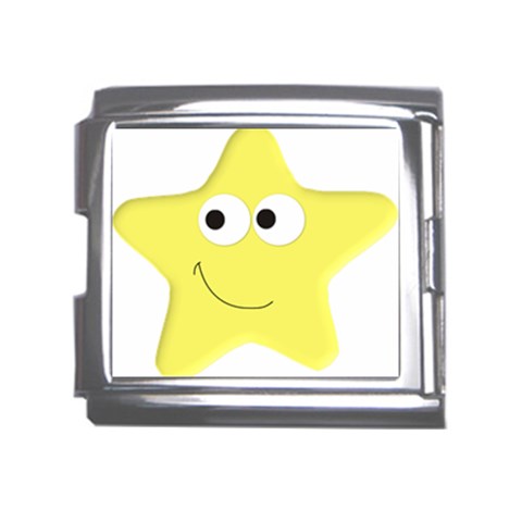 Happy Star Mega Link Italian Charm (18mm) from ArtsNow.com Front