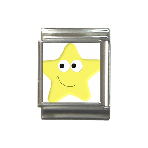 Happy Star Italian Charm (13mm) from ArtsNow.com Front