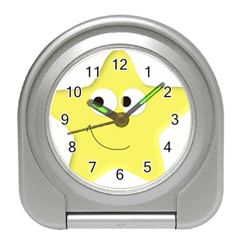 Happy Star Travel Alarm Clock from ArtsNow.com Front