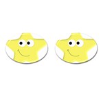 Happy Star Cufflinks (Oval)