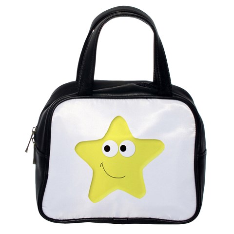 Happy Star Classic Handbag (One Side) from ArtsNow.com Front