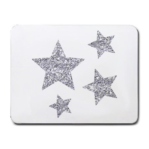 Silver Stars Small Mousepad from ArtsNow.com Front