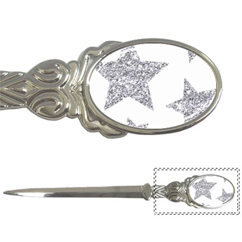 Silver Stars Letter Opener from ArtsNow.com Front