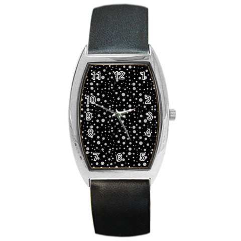 Snowing Diamonds Barrel Style Metal Watch from ArtsNow.com Front