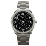 Snowing Diamonds Sport Metal Watch