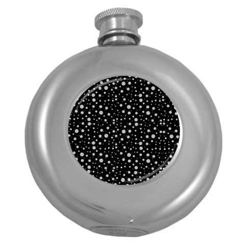 Snowing Diamonds Hip Flask (5 oz) from ArtsNow.com Front