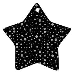 Snowing Diamonds Star Ornament (Two Sides) from ArtsNow.com Front