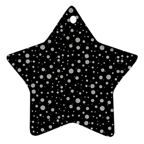 Snowing Diamonds Star Ornament (Two Sides) from ArtsNow.com Back