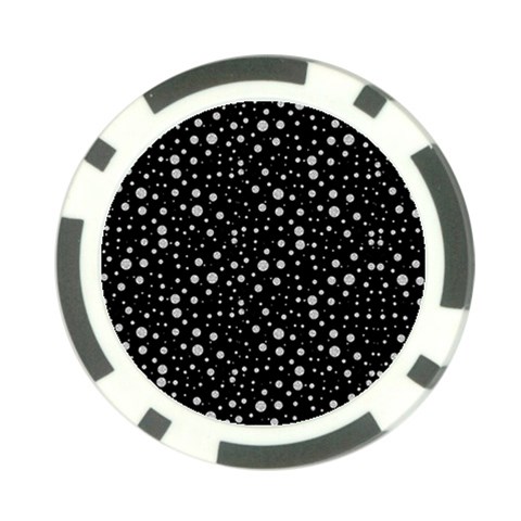 Snowing Diamonds Poker Chip Card Guard (10 pack) from ArtsNow.com Front