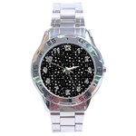 Snowing Diamonds Stainless Steel Analogue Men’s Watch