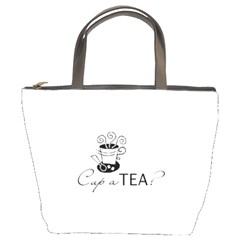 Cup a Tea Bucket Bag from ArtsNow.com Front