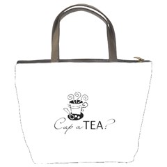 Cup a Tea Bucket Bag from ArtsNow.com Back