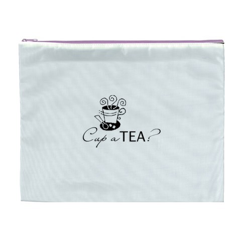 Cup a Tea Cosmetic Bag (XL) from ArtsNow.com Front