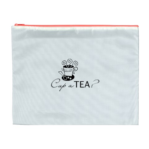 Cup a Tea Cosmetic Bag (XL) from ArtsNow.com Front