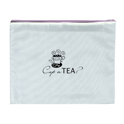 Cup a Tea Cosmetic Bag (XL) from ArtsNow.com Back