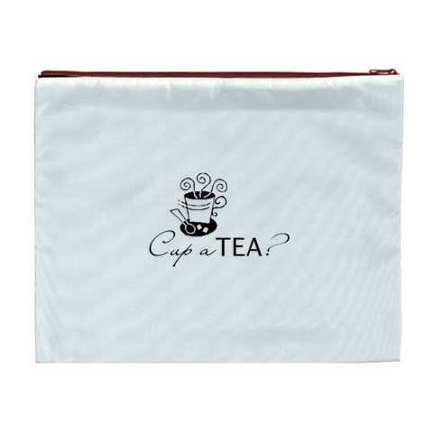 Cup a Tea Cosmetic Bag (XL) from ArtsNow.com Back