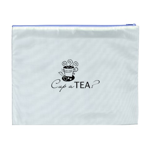 Cup a Tea Cosmetic Bag (XL) from ArtsNow.com Back