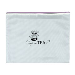 Cup a Tea Cosmetic Bag (XL) from ArtsNow.com Back