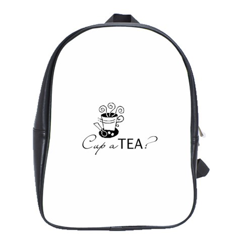 Cup a Tea School Bag (Large) from ArtsNow.com Front