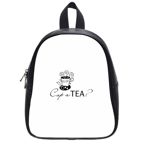 Cup a Tea School Bag (Small) from ArtsNow.com Front